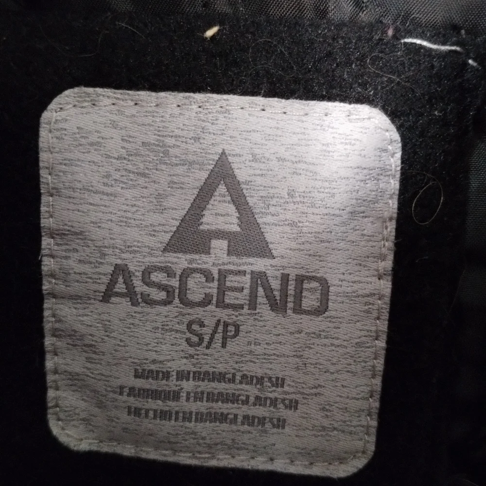 Ascend Fleece‎ Vest Men’s S Black Full Zip Zippered Pockets